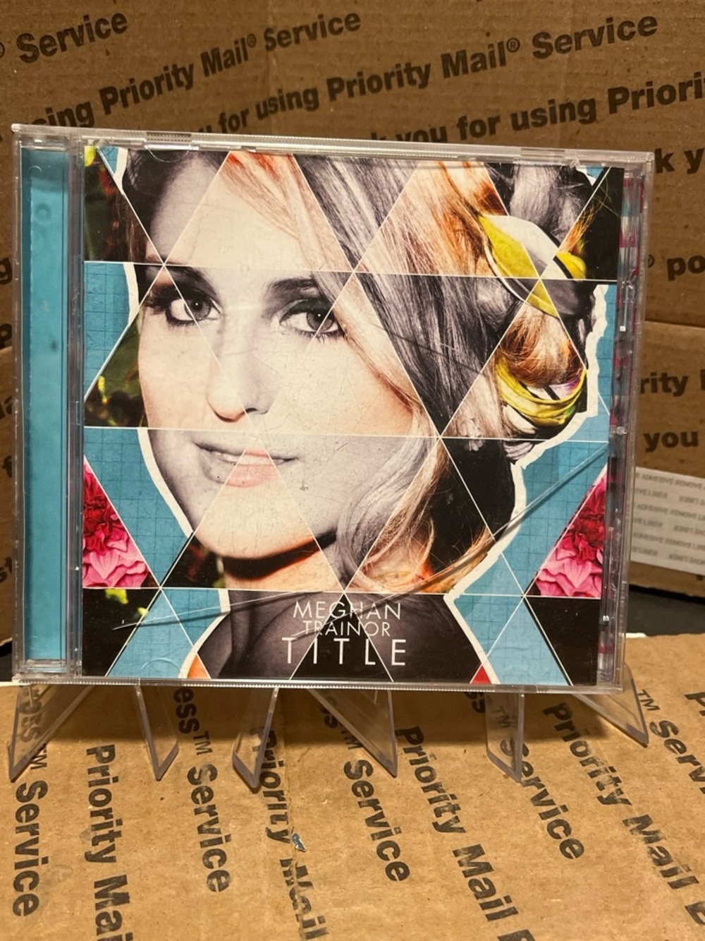 "Title" CD - Blue Accent Jewel Case